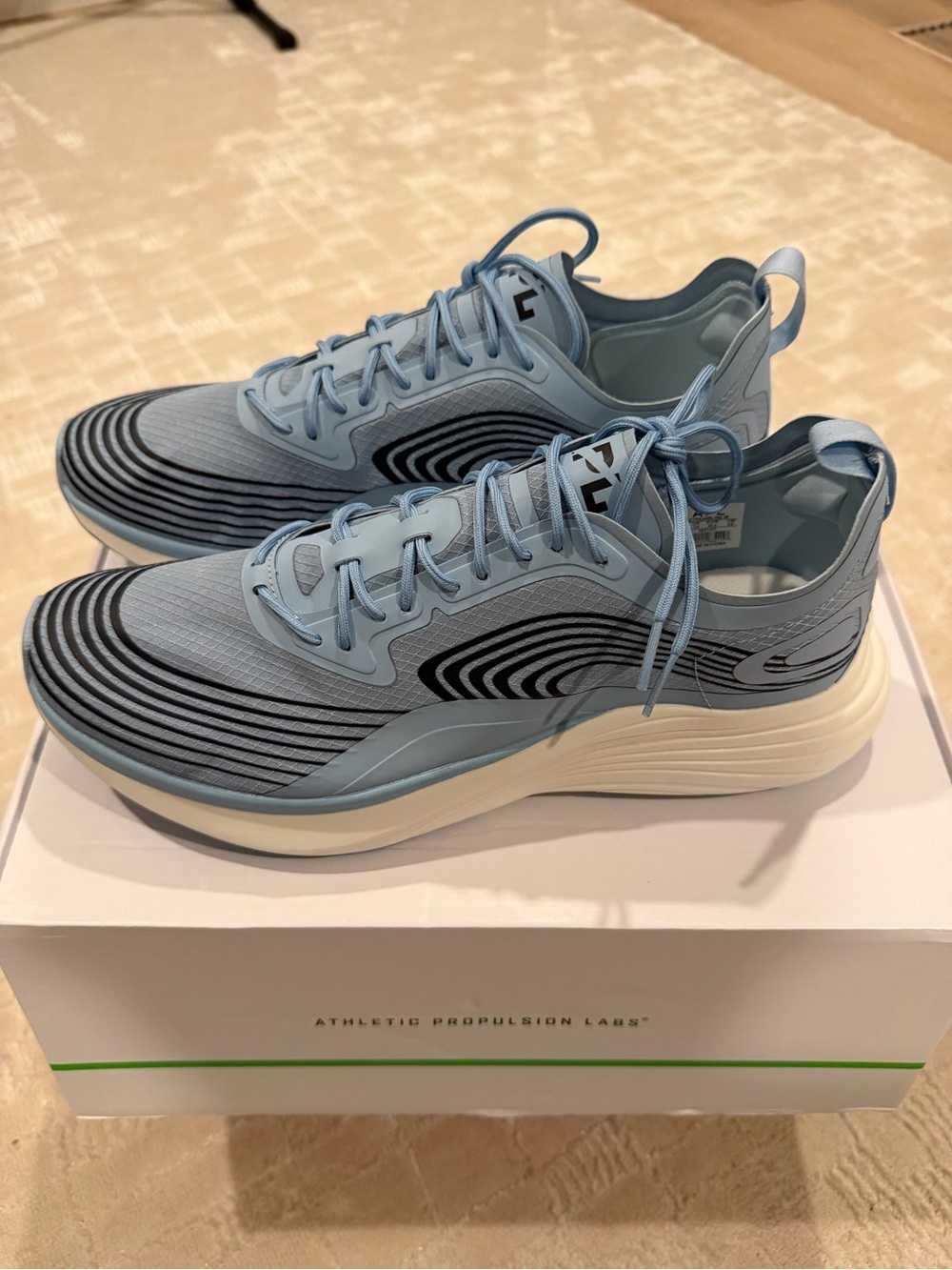 Light Blue Athletic Running Sneakers APL